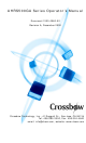 Crossbow Technology AHRS500GA Series Operator's Manual