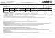 Lampo WLTOUCHSQ Instruction Sheet