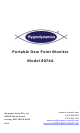 Newport Hygrodynamics 8074A Manual
