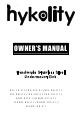 hykolity KS-15-V1 Owner's Manual