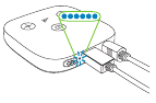 Connecting the TV Connector to the hearing aids 2