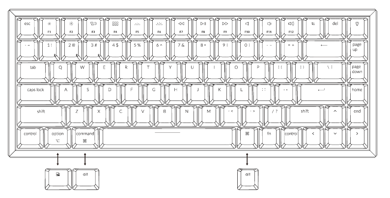 Keychron K2 Bluetooth Mechanical Keyboard Manual | ManualsLib