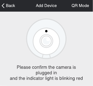 Merkury smart wifi store camera red light