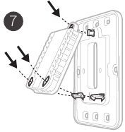Optional Decorative Cover Plate installation Step 3
