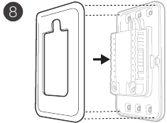 Optional Decorative Cover Plate installation Step 4