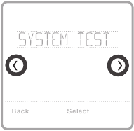 Performing a system test Step 1