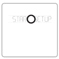 Setup using the thermostat Step 1