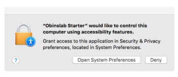 Mac OS X Step 1