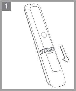 Installing the Batteries Step 1