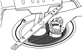 Filter Reinstallation Instructions Step 1
