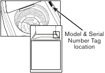 Model & Serial Number Tag Location