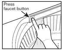 PRETREATING BEFORE RUNNING A WASH CYCLE Step 1