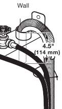 Secure drain hose Step 3