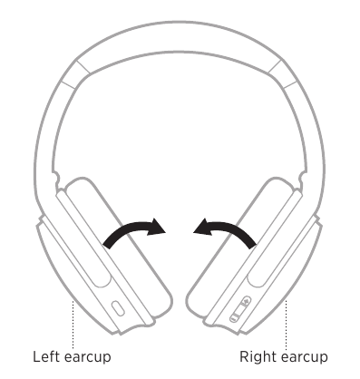 STORE THE HEADPHONES Step 1