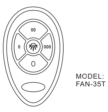 YOUR REMOTE NOW HAS FULL CONTROL OF THE FAN AND LIGHT Step 2