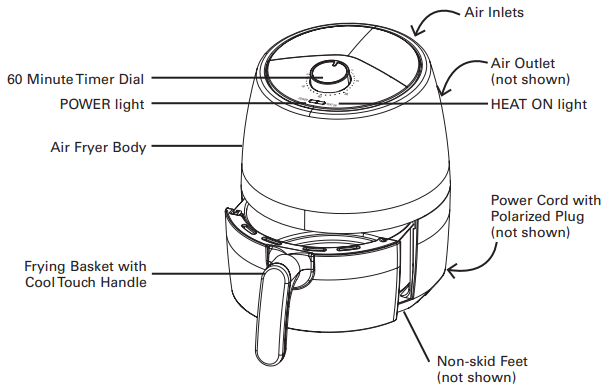 Bella 2qt Air Fryer Manual and Recipes | ManualsLib