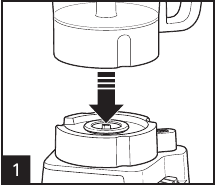 How to Use Chopping/Mixing Blade Step 1