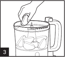 How to Use Chopping/Mixing Blade Step 3