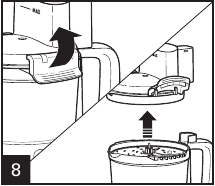 How to Use Reversible Slicing/Shredding Disc Step 8