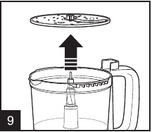 How to Use Reversible Slicing/Shredding Disc Step 9