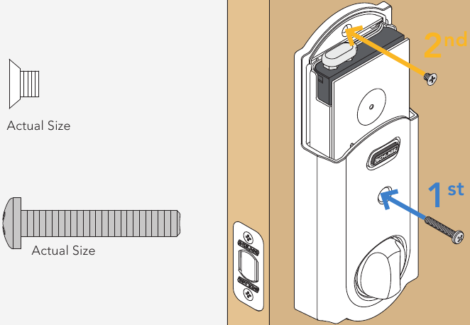 Schlage Connect Smart Deadbolt Quick Start Guide | ManualsLib