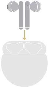 Charging the Earphones