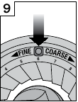 ADJUSTING CONICAL BURRS Step 9