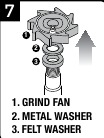 ADVANCED CLEANING FOR THE CONICAL BURR GRINDER Step 7