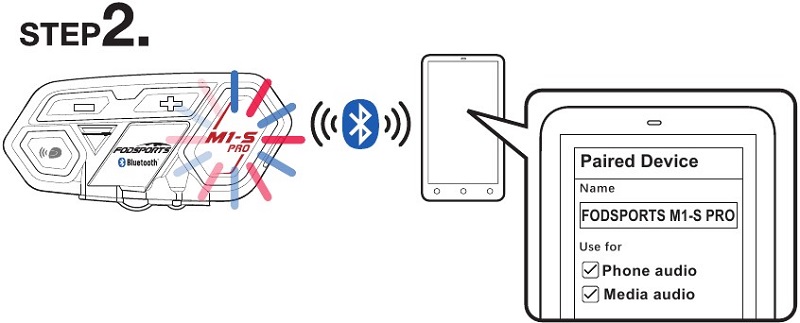 Pairing With Cellphone Step 2