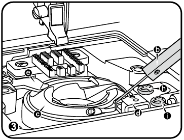 Play of shuttle driver shaft Step 3