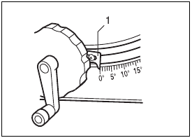 Adjusting positive stops Step 3