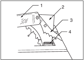 Installing blade guard Step 1