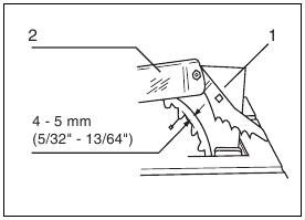 Installing blade guard Step 3