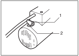 Replacing carbon brushes Step 2