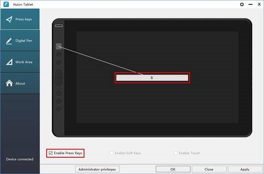 Press Keys Function Setting