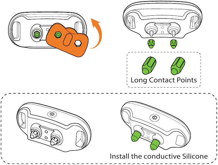 As a tool to tighten or loosen the contact points