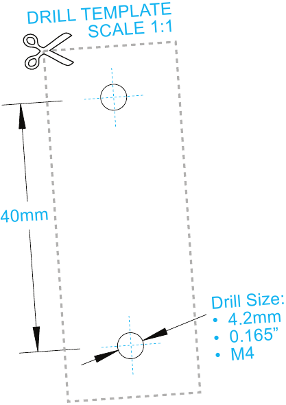 Flat/Surface Mount Step 1