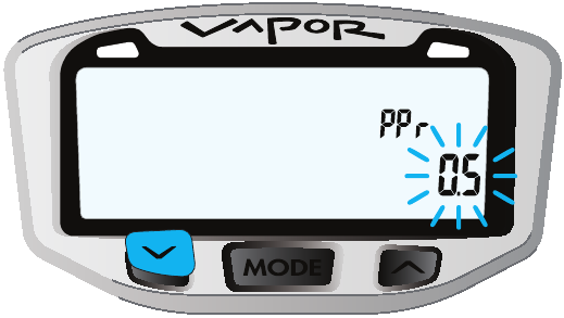 Program Pulses per Revolution (PPR) Step 1