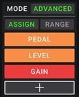 To assign a parameter to the expression pedal