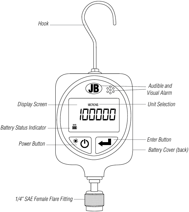 JB Micron Gauge DV22N Manual ManualsLib