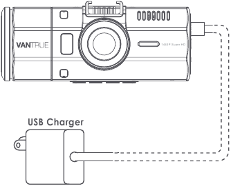 Before first use, charge the camera for 2-3 hours Step 2