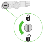 Direct drive cleanerhead: Clearing obstructions Step 1