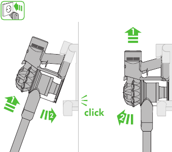 Using the dock Step 1