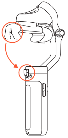 How to fold Gimbal? Step1