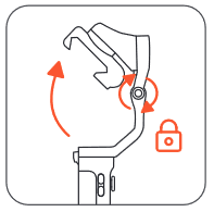 How to mount and balance mobile phone on the gimbal? Step 2