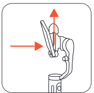 How to mount and balance mobile phone on the gimbal? Step 4