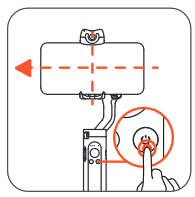 How to mount and balance mobile phone on the gimbal? Step 5