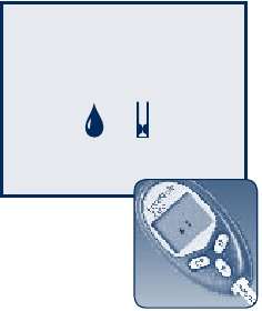 Blood Drop and Test Strip Symbols Step 2