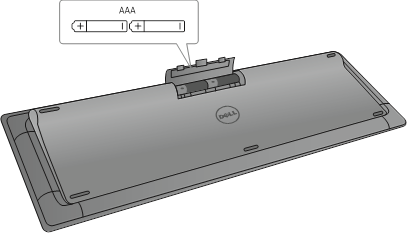 Setting Up Your Dell KM714 Wireless Keyboard and Mouse Step 1