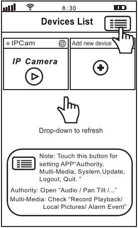 Add the camera on App Step 11